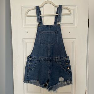 Cotton On Denim Short Overalls